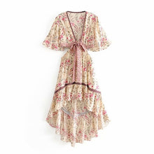Load image into Gallery viewer, Boho Mama sexy peek a boo back dress